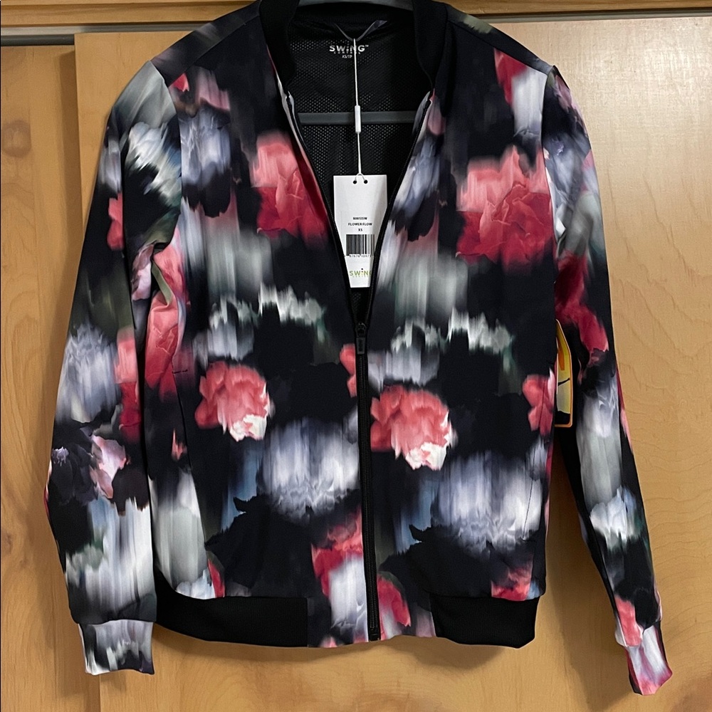 NWT SWING CONTROL Flower Flow Women's Jacket size XS